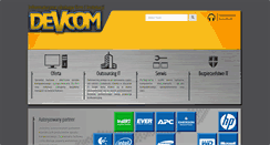 Desktop Screenshot of devcom.com.pl